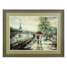 Agatiyo Framed Paris Wall Art In Multi Coloured - UK