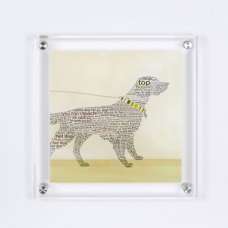 Agatiyo Labrador Wall Art In Multicolor - UK