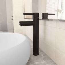 Agnano Tall Basin Mixer Tap - Black - UK
