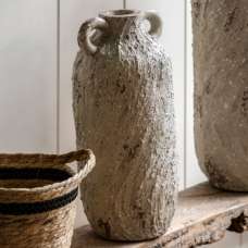 Airdrie Small Magnesium Decorative Vase In Stone - UK