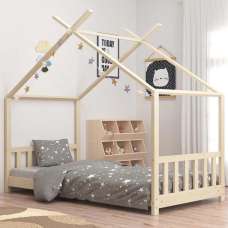 Alameda 70x140cm Wooden Children Daybed In Brown - UK