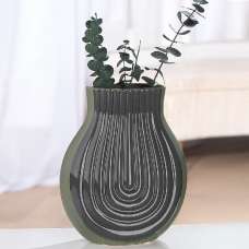 Albemarle Small Ceramics Set Of 2 Vases In Green - UK