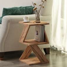 Albeni Wooden Side Table in Atlantic Pine - UK