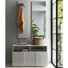 Aleta Wooden Hallway Furniture Set In Eucaliptus Oak - UK