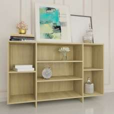 Algot Wooden Shelving Unit With 4 Shelves In Sonoma Oak - UK