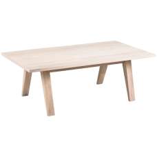Alisto Wooden Rectangular Coffee Table - White Oak - UK