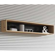 Altea Wooden Wall Shelf In Torus Oak - UK