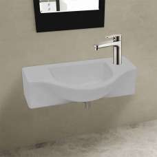 Alton Wall Hung Basin Without Waste 450mm Wide 1TH - White - UK