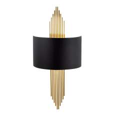 Alvion Metal Wall Light in Gold and Black - UK