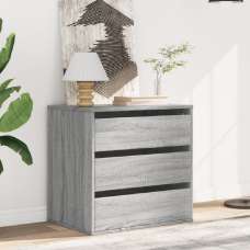 Amarillo Wooden Chest OF 3 Drawers In Grey Sonoma - UK