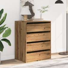 Amarillo Wooden Chest OF 4 Drawers In Oak - UK