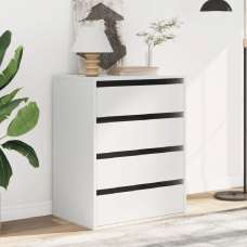 Amarillo Wooden Chest OF 4 Drawers In White - UK