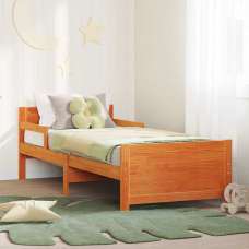 Anchorage Wooden Extendable Kids Bed In Brown - UK