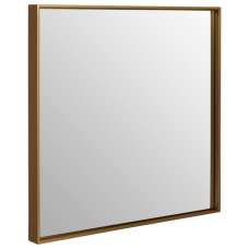 Andstima Large Square Wall Bedroom Mirror In Gold Frame - UK