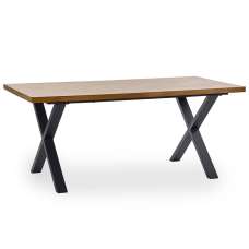 Angers Wooden Dining Table - Brown - UK
