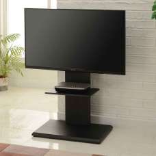 Angleton Small Wooden Pedestal TV Stand - Black - UK
