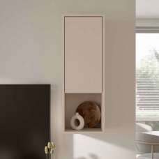 Ansley Wooden Wall Mounted Storage Cabinet in Sand - UK