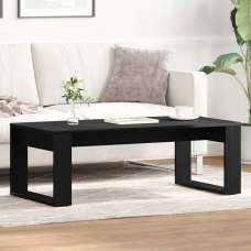 Aponka 102cm Wooden Coffee Table - Black Oak - UK