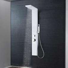 Appleton 4 Modes Shower Panel System With Shower Kit 1300mm Height - White - UK