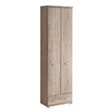 Arcata Wooden Hallway Storage Cabinet With 2 Doors In Sonoma Oak - UK