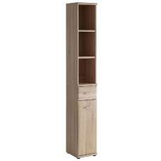 Arcata Wooden Hallway Storage Cabinet Tall In Sonoma Oak - UK