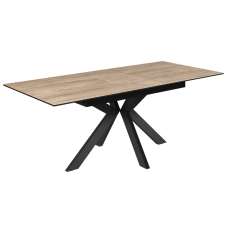 Armada Large Ceramic Extending Dining Table In Oak Effect - UK