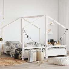 Arnold 90x190cm Kids Wooden Double Sided Daybed Frame In White - UK