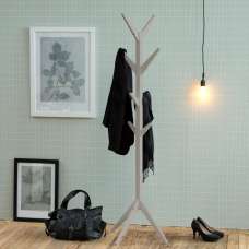 Ascot Wooden Coat Hanger In Grey - UK