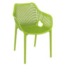 Aultas Polypropylene Garden Armchair In Tropical Green - UK