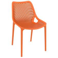 Aultas Polypropylene Garden Side Chair In Orange - UK