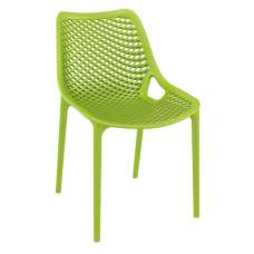 Aultas Polypropylene Garden Side Chair In Tropical Green - UK