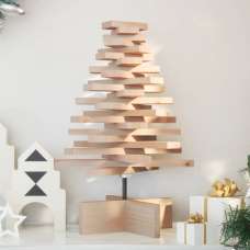 Aurelia 60cm Wooden Christmas Tree - Natural - UK