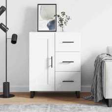 Avalon Wooden Sideboard With 1 Door 3 Drawers In White - UK