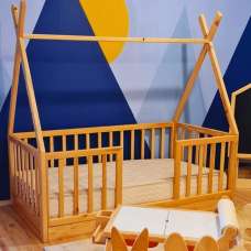 Ayder Pine Children Day Bed in Oak - UK
