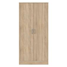 Babylon Wooden Wardrobe With 2 Doors In Oak - UK