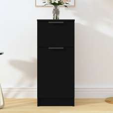 Baina Wooden Chest Of 3 Drawers - Black - UK