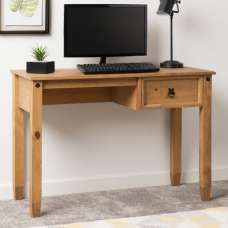 Baraboo Wooden Laptop Desk With 1 Drawer In Oak - UK