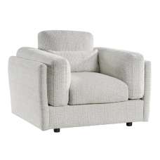 Barrie Fabric 1 Seater Sofa In Beige - UK