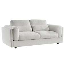 Barrie Fabric 3 Seater Sofa In Beige - UK