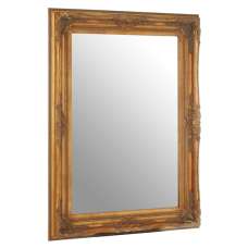 Barstik Floral Design Wall Mirror In Antique Gold Frame - UK