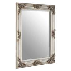 Barstik Rectangular Wall Mirror In Antique Silver Frame - UK