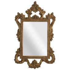 Barstik Rectangular Wall Mirror In Rich Gold Frame - UK