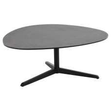 Barstow Large Ceramic Coffee Table In Black Fairbanks - UK