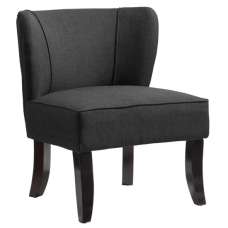 Belicia Fabric Bedroom Chair In Grey - UK