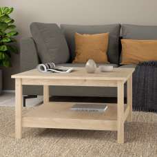 Bellevue Wooden Coffee Table With Undershelf In Oak - UK