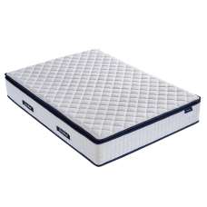 Beloit Fabric 1500 Pocket Double Mattress In White - UK