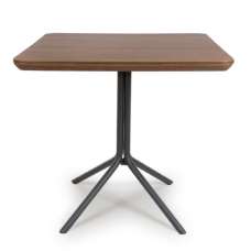 Beloit Wooden Square Dining Table In Smoked Oak - UK