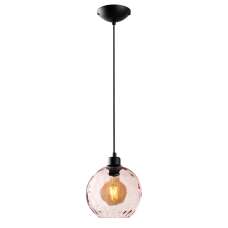 Benek Metal Ceiling Pendant Light in Pink - UK