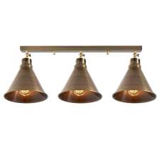 Berceste 3 Light Metal Ceiling Light in Vintage - UK
