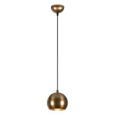 Berceste Large Metal Globe Ceiling Pendant Light in Gold - UK